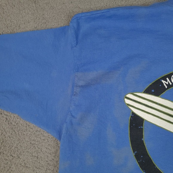 Moondoggies Beach Club T-Shirt Mens Large Blue Surf San Luis Obispo California - Picture 11 of 16
